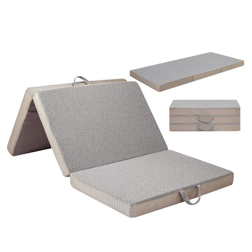 Tri fold memory foam mattress - memory,